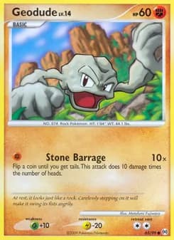 Geodude — Arceus — Common