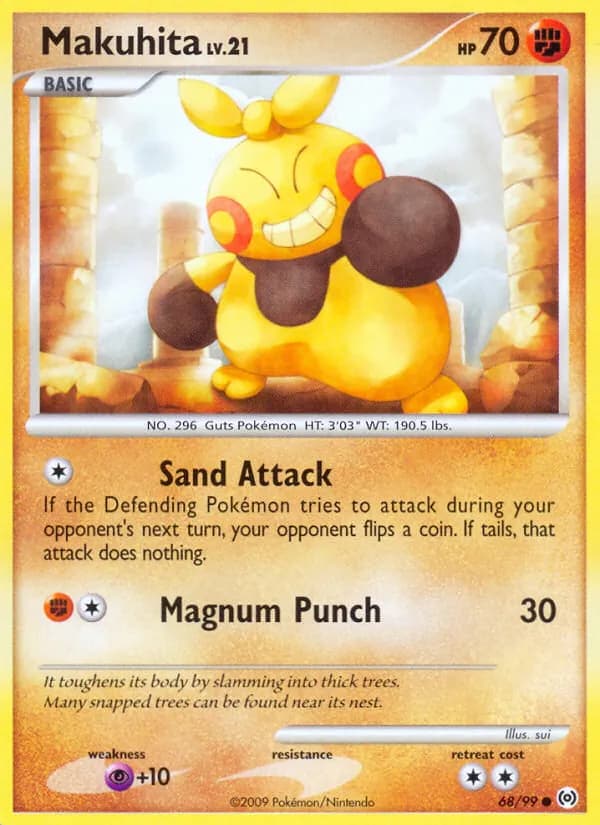 Makuhita — Arceus, Common