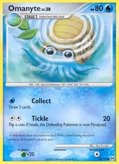 Omanyte — Arceus — Common