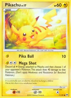 Pikachu — Arceus — Common