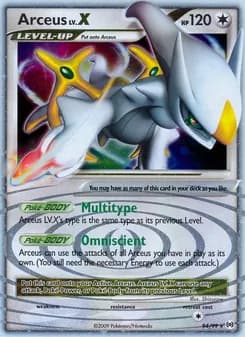 Arceus LV. X — Arceus — Rare Holo LV.X