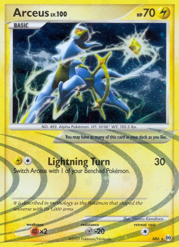 Arceus — Arceus, Rare