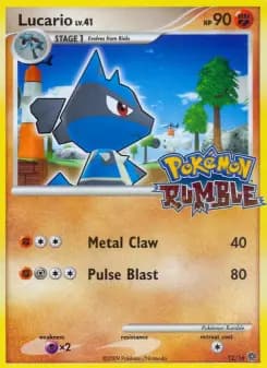 Lucario — Pokémon Rumble — None