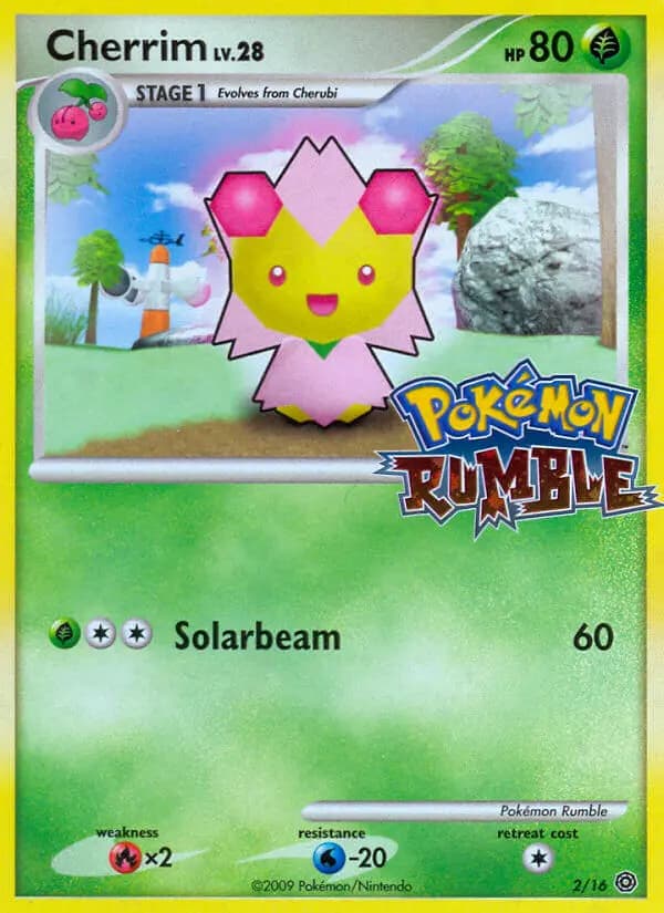 Cherrim — Pokémon Rumble, None