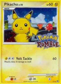 Pikachu — Pokémon Rumble — None