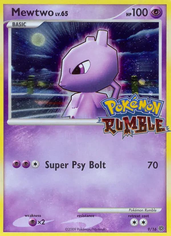 Mewtwo — Pokémon Rumble, None