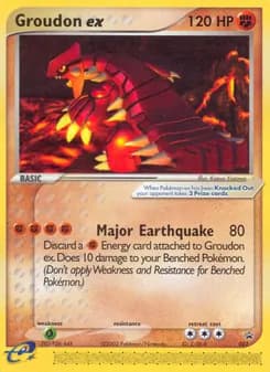 Groudon ex — Nintendo Black Star Promos — Common