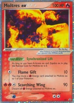 Moltres ex — Nintendo Black Star Promos — Common