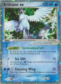 Articuno ex — Nintendo Black Star Promos — Common