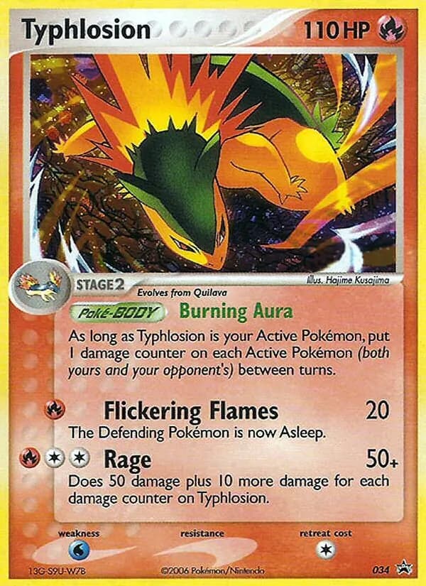 Typhlosion — Nintendo Black Star Promos, Common