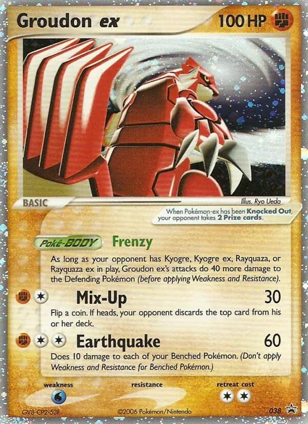Groudon ex — Nintendo Black Star Promos, Common