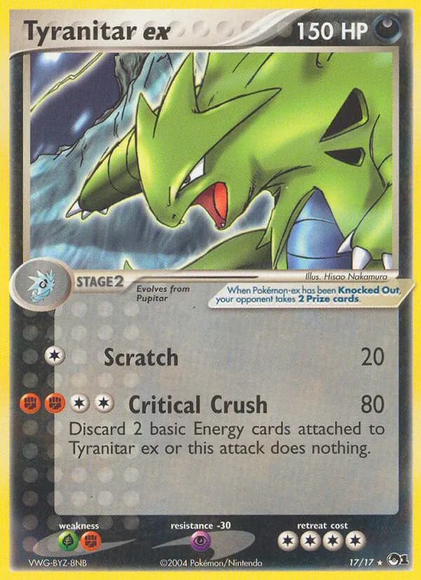 Tyranitar ex — POP Series 1, Rare