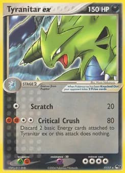 Tyranitar ex — POP Series 1 — Rare
