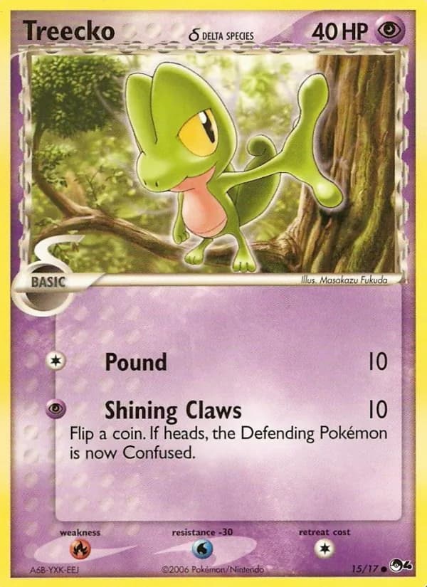 Treecko δ — POP Series 4, Common