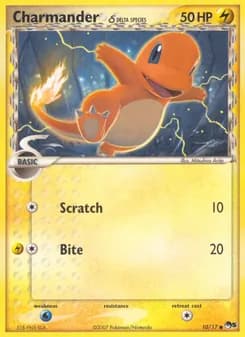 Charmander δ — POP Series 5 — Common