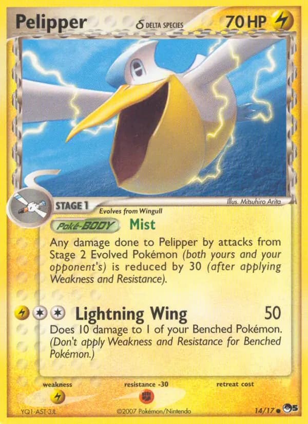 Pelipper δ — POP Series 5, Common