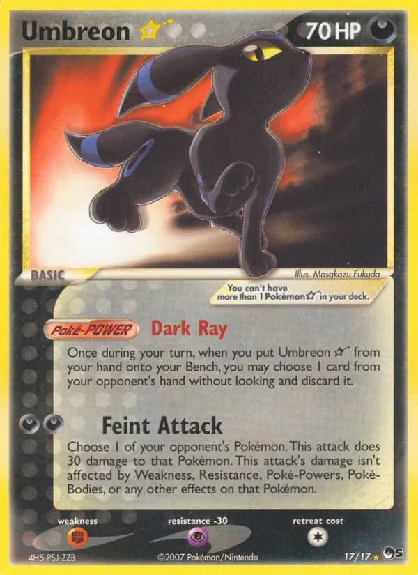 Umbreon ★ — POP Series 5, Ultra Rare