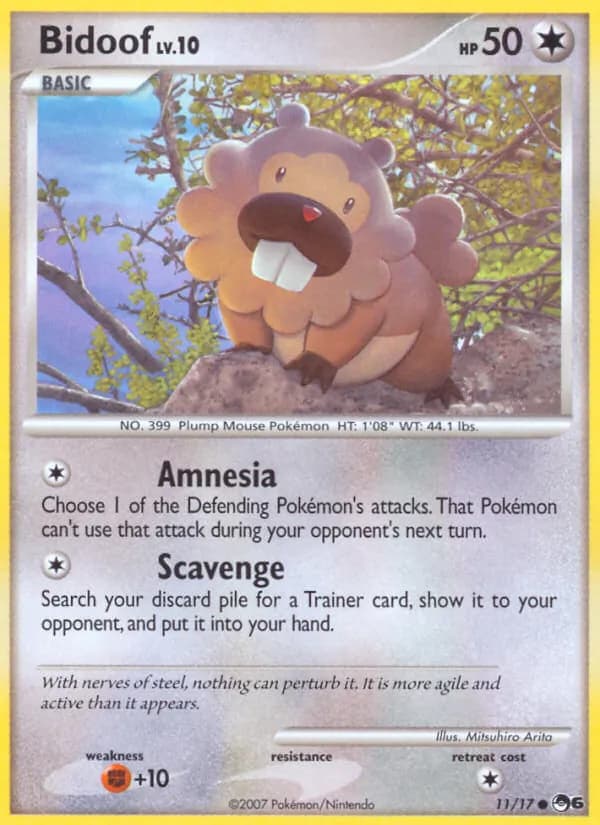 Bidoof — POP Series 6, Common