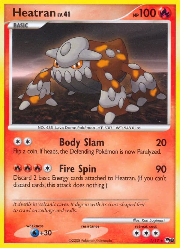 Heatran — POP Series 8, Rare