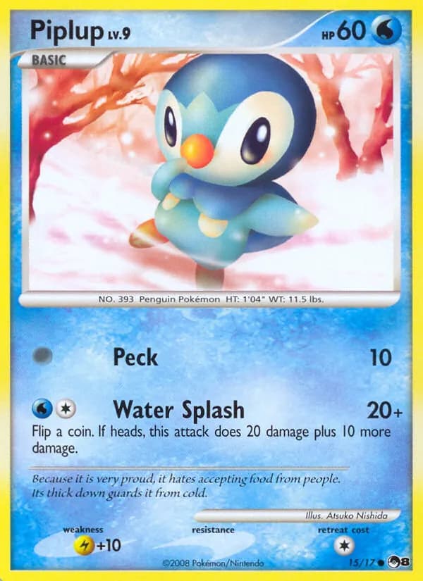 Piplup — POP Series 8, Common