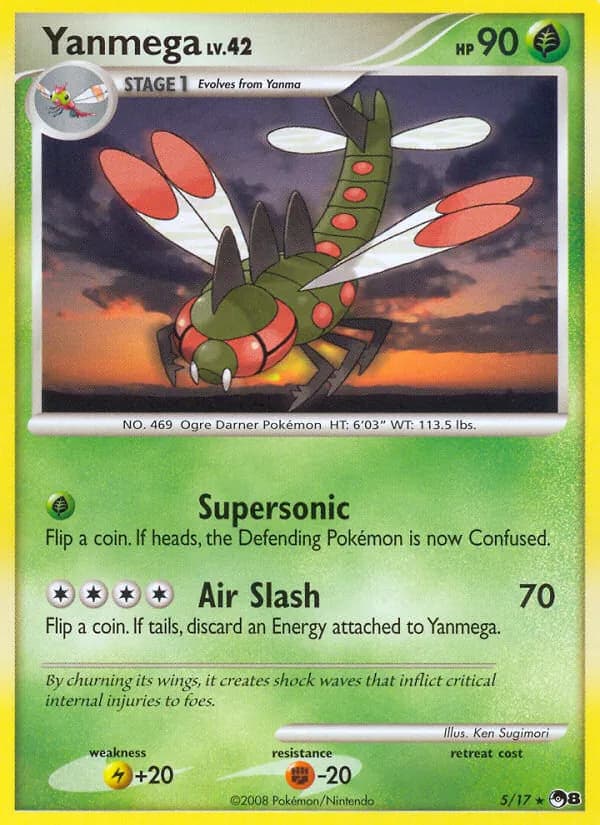 Yanmega — POP Series 8, Rare
