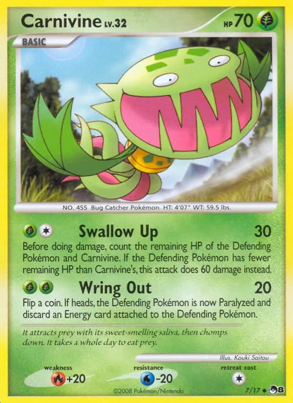 Carnivine — POP Series 8, Uncommon