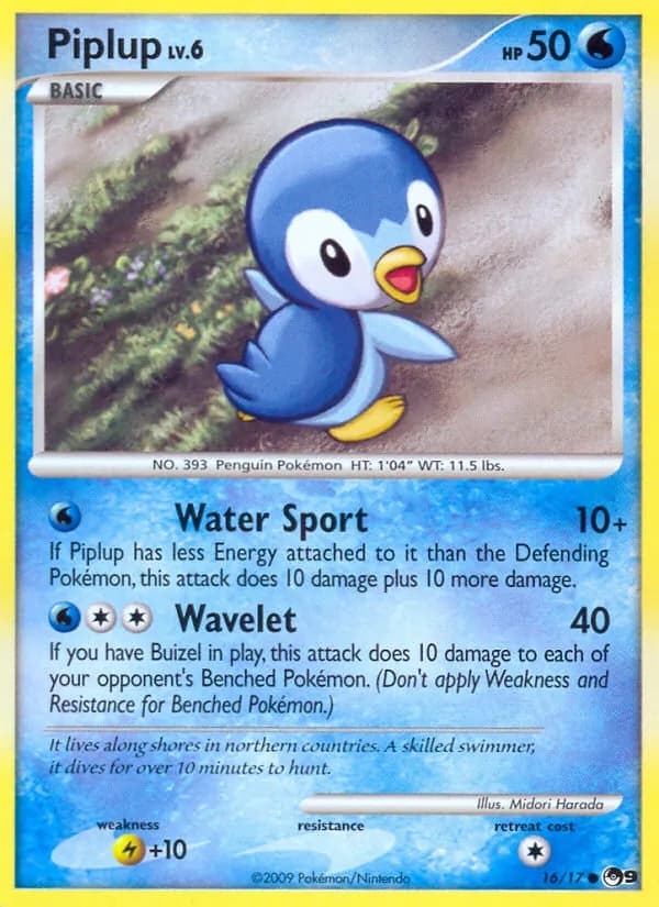 Piplup — POP Series 9, Common