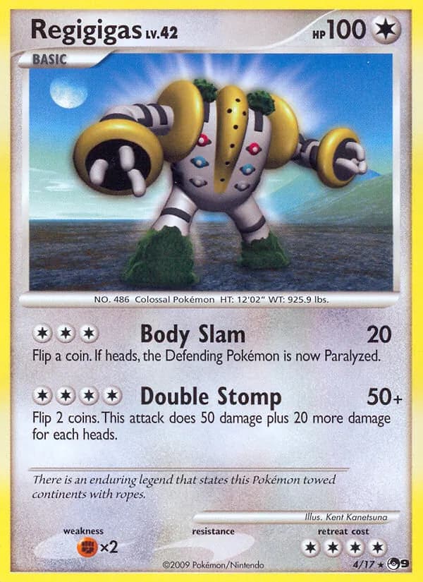 Regigigas — POP Series 9, Rare
