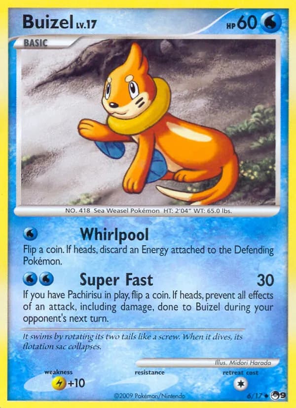 Buizel — POP Series 9, Uncommon