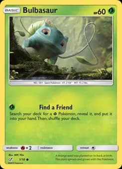 Bulbasaur — Detective Pikachu — Common