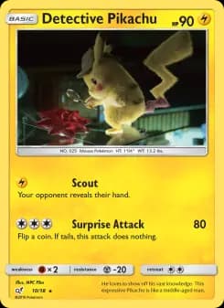 Detective Pikachu — Detective Pikachu — Rare