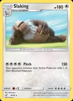 Slaking — Detective Pikachu — Rare
