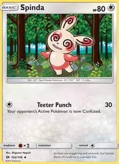 Spinda — Sun & Moon — Uncommon