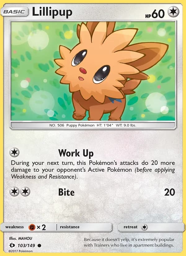 Lillipup — Sun & Moon, Common