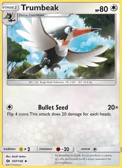 Trumbeak — Sun & Moon — Uncommon