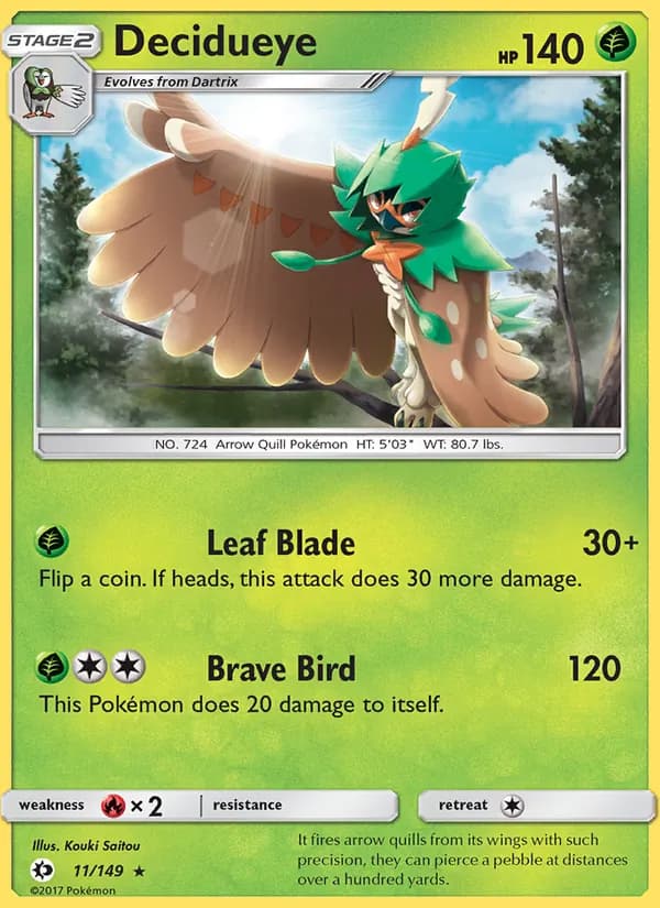 Decidueye — Sun & Moon, Rare