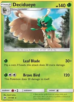 Decidueye — Sun & Moon — Rare