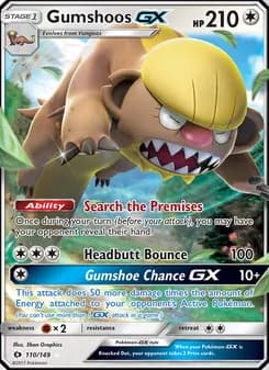 Gumshoos GX — Sun & Moon — Ultra Rare