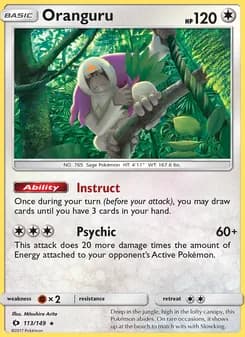 Oranguru — Sun & Moon — Rare