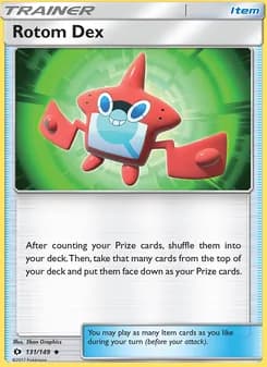 Rotom Dex — Sun & Moon — Uncommon