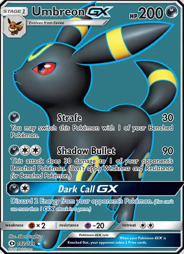 Umbreon GX — Sun & Moon, Ultra Rare