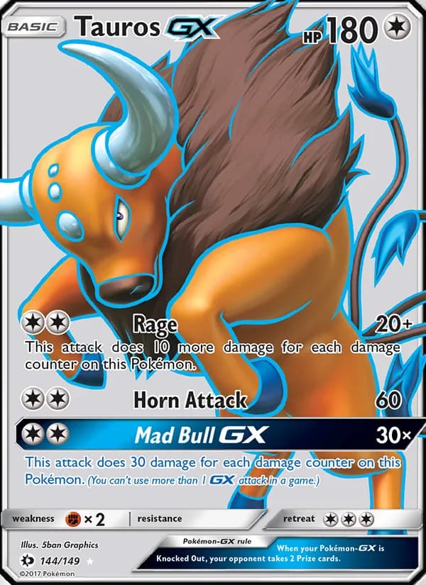 Tauros GX — Sun & Moon, Ultra Rare