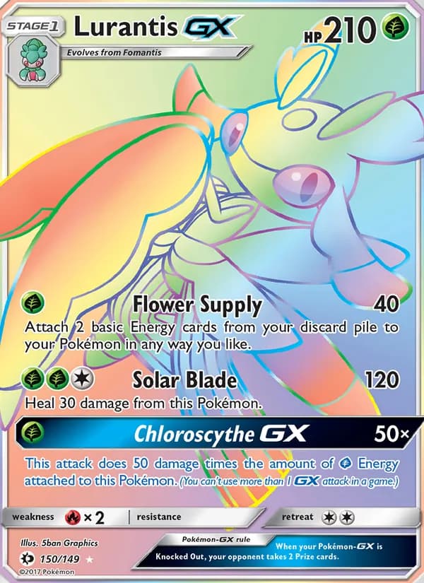 Lurantis GX — Sun & Moon, Secret Rare