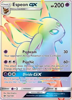 Espeon GX — Sun & Moon — Secret Rare
