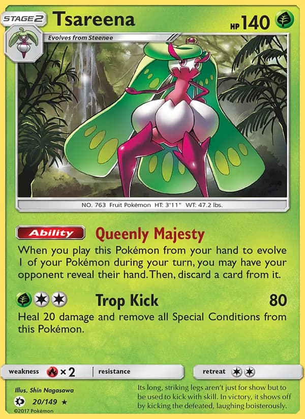 Tsareena — Sun & Moon, Rare