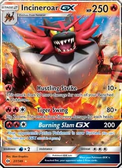 Incineroar GX — Sun & Moon — Ultra Rare