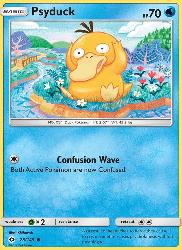 Psyduck — Sun & Moon, Common