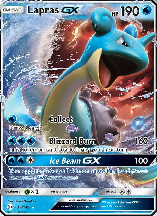 Lapras GX — Sun & Moon, Ultra Rare
