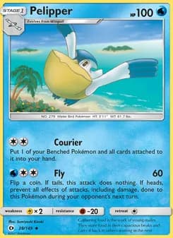 Pelipper — Sun & Moon — Uncommon
