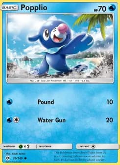 Popplio — Sun & Moon — Common